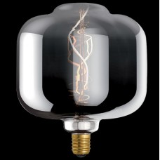 Λάμπα LED Vintage 8W E27 230V 300lm 2000K Ντιμαριζόμενη Smoked Glass